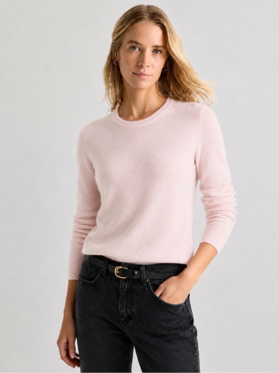C By Bloomingdales Sweaters - C by Bloomingdale's 100% Cashmere Crewneck Sweater Pink 2-Ply Pullover Size L